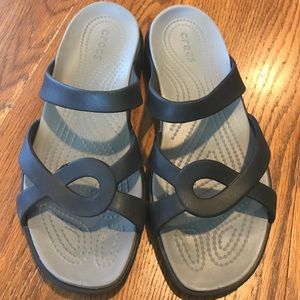 crocs meleen twist graphic sandal